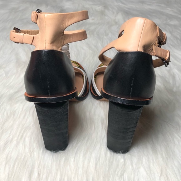 L.A.M.B.”Oracle Leather Dress Open-Toe Block Heel/Sandal,Size-8.5 - Picture 10 of 12